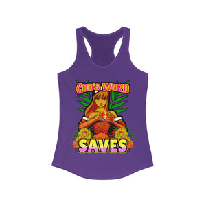 Women's Racerback Tank GOD'S WORD SAVES