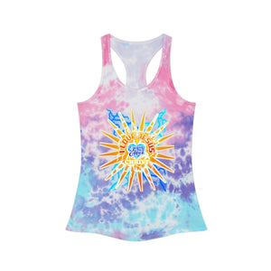 Tie Dye Racerback Tank Top I LOVE JESUS