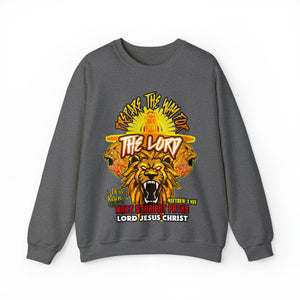 Unisex Heavy Blend™ Crewneck Sweatshirt PREPARE THE WAY FOR THE LORD MATTHEW 3 NIV