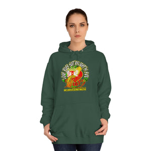 Unisex College Hoodie LOVE REJOICES IN TRUTH 1 CORINTHIANS 13:6