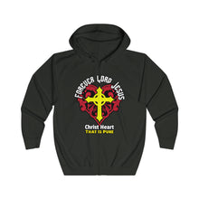 Load image into Gallery viewer, Unisex Full Zip Hoodie PURE CHRIST HEART
