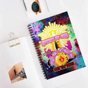 OBEY THE TRUTH JOHN 8:32 Spiral Notebook - Ruled Line