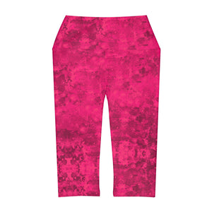 Pink Coral Capri Leggings