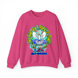 Unisex Heavy Blend™ Crewneck Sweatshirt SPIRIT OF POWER, LOVE, AND SELF-CONTROL 2 TIMOTHY 1:7