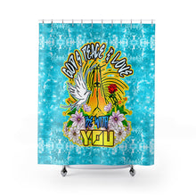 Load image into Gallery viewer, GOD&#39;S PEACE &amp; LOVE Shower Curtains
