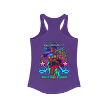 Load image into Gallery viewer, Women&#39;s Racerback Tank FAITH MUCH STRONGER
