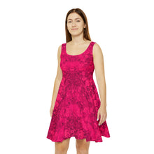 Load image into Gallery viewer, Women&#39;s Skater Coral Ruby Dress
