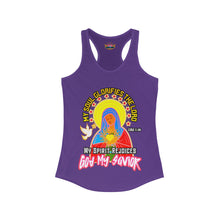 Load image into Gallery viewer, Women&#39;s Racerback Tank GOD MY SAVIOR LUKE 1:46
