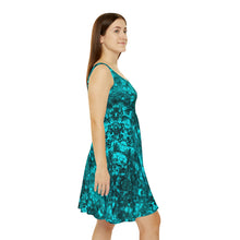 Load image into Gallery viewer, Women&#39;s Skater Teal Depths Dress
