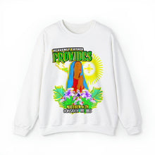 Load image into Gallery viewer, Unisex Heavy Blend™ Crewneck Sweatshirt HEAVENLY FATHER PROVIDES MATTHEW 6:28
