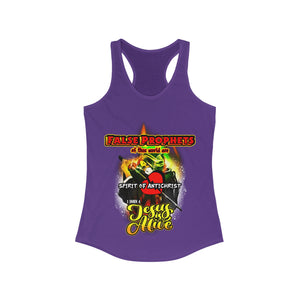 Women's Racerback Tank FALSE PROPHETS 1 JOHN 4