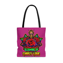 Load image into Gallery viewer, Tote Bag BLOOMING IN CHRIST LOVE
