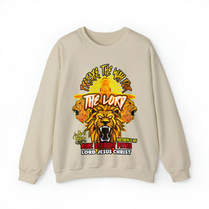 Unisex Heavy Blend™ Crewneck Sweatshirt PREPARE THE WAY FOR THE LORD MATTHEW 3 NIV