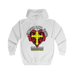 Unisex Full Zip Hoodie PURE CHRIST HEART