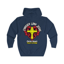 Load image into Gallery viewer, Unisex Full Zip Hoodie PURE CHRIST HEART
