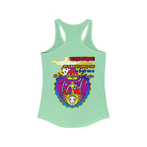 Women's Racerback Tank WALK IN LOVE EPHESIANS 5:2