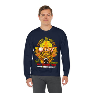 Unisex Heavy Blend™ Crewneck Sweatshirt PREPARE THE WAY FOR THE LORD MATTHEW 3 NIV