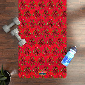 Rose Rubber Stretch Mat