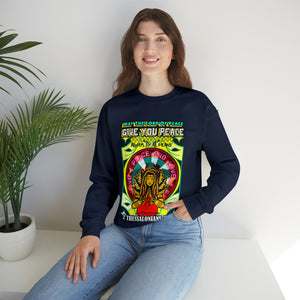 Unisex Heavy Blend™ Crewneck Sweatshirt LORD OF PEACE 2 THESSALONIANS 3:16 KJV