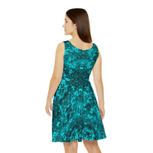 Load image into Gallery viewer, Women&#39;s Skater Teal Depths Dress
