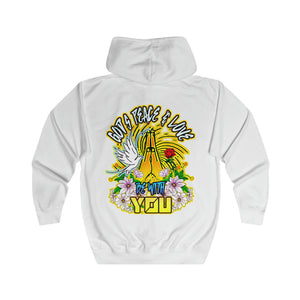 Unisex Full Zip Hoodie GOD'S PEACE & LOVE