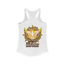 Load image into Gallery viewer, Women&#39;s Racerback Tank AWAKEN VOICE AND WORD OF HOLY SPIRIT LUKE 12:12
