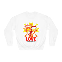 Load image into Gallery viewer, Unisex DryBlend® Crewneck Sweatshirt DO EVERYTHING IN LOVE 1 CORINTHIANS 16:14
