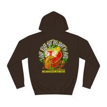 Load image into Gallery viewer, Unisex College Hoodie LOVE REJOICES IN TRUTH 1 CORINTHIANS 13:6
