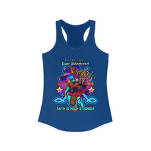 Load image into Gallery viewer, Women&#39;s Racerback Tank FAITH MUCH STRONGER
