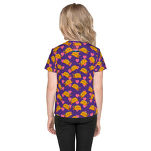 Load image into Gallery viewer, Girls crew neck t-shirt Raining Tacos
