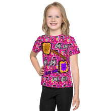 Load image into Gallery viewer, Girls crew neck t-shirt Peanut Butter Jelly Time!!
