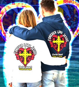 Unisex Full Zip Hoodie PURE CHRIST HEART