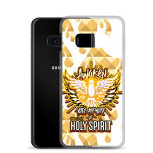 Load image into Gallery viewer, Clear Case for Samsung® AWAKEN VOICE AND WORD OF HOLY SPIRIT LUKE 12:12
