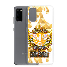 Load image into Gallery viewer, Clear Case for Samsung® AWAKEN VOICE AND WORD OF HOLY SPIRIT LUKE 12:12
