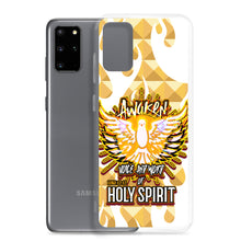 Load image into Gallery viewer, Clear Case for Samsung® AWAKEN VOICE AND WORD OF HOLY SPIRIT LUKE 12:12
