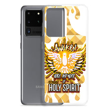 Load image into Gallery viewer, Clear Case for Samsung® AWAKEN VOICE AND WORD OF HOLY SPIRIT LUKE 12:12
