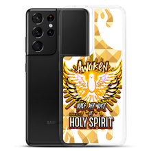 Load image into Gallery viewer, Clear Case for Samsung® AWAKEN VOICE AND WORD OF HOLY SPIRIT LUKE 12:12
