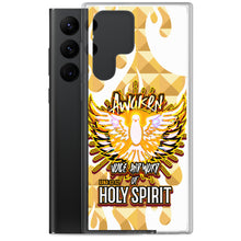 Load image into Gallery viewer, Clear Case for Samsung® AWAKEN VOICE AND WORD OF HOLY SPIRIT LUKE 12:12
