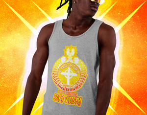 Men’s premium tank top LORD MIGHTY IN BATTLE PSALM 24:8