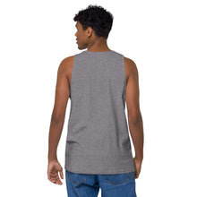 Load image into Gallery viewer, Men’s premium tank top WORSHIP HIS HOLY NAME JESUS
