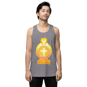 Men’s premium tank top LORD MIGHTY IN BATTLE PSALM 24:8