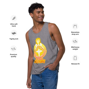 Men’s premium tank top LORD MIGHTY IN BATTLE PSALM 24:8