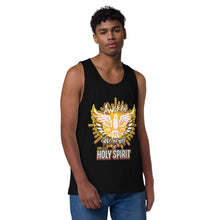 Load image into Gallery viewer, Men’s premium tank top AWAKEN VOICE AND WORD OF HOLY SPIRIT LUKE 12:12
