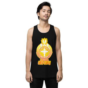 Men’s premium tank top LORD MIGHTY IN BATTLE PSALM 24:8