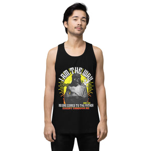 Men’s premium tank top I AM THE WAY JOHN 14:6