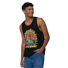 Load image into Gallery viewer, Men’s premium tank top WORSHIP HIS HOLY NAME JESUS
