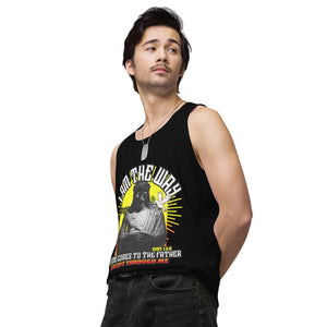 Men’s premium tank top I AM THE WAY JOHN 14:6