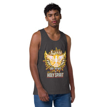 Load image into Gallery viewer, Men’s premium tank top AWAKEN VOICE AND WORD OF HOLY SPIRIT LUKE 12:12
