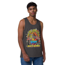 Load image into Gallery viewer, Men’s premium tank top WORSHIP HIS HOLY NAME JESUS
