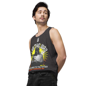 Men’s premium tank top I AM THE WAY JOHN 14:6